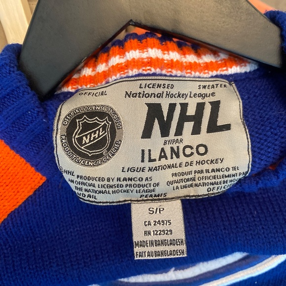 Oilers NHL by ilanco size small sweater oil country Hockey - Picture 4 of 7